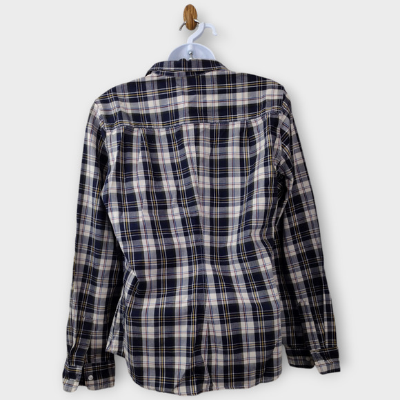 Frank & Eileen Shirt Women's Medium Multicolor Windowpane Grid Barry Button Up - Picture 2 of 12